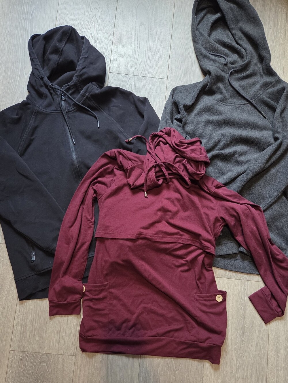 X3 Small Maternity Hoodies